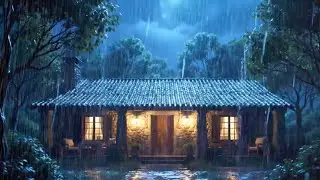 Peaceful Rain Sounds at Night | Soft Natural Rain Ambience for Sleeping, Focus and Meditation