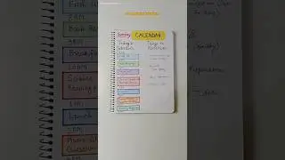 Use This Calendar to 10x Productivity and Study More🔥#study #studytips #exams