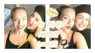 60 SECOND MAKEUP LOOK!!