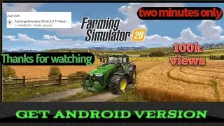 |How to Download Instal l Farming Simulator Android Free | Tamil | kese kare mode apk download |