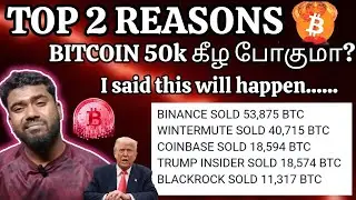 Bitcoin 50k Crash வாய்ப்பு இருக்கா? - My prediction 100% correct | Tarrif Karma Crypto தமிழ் 