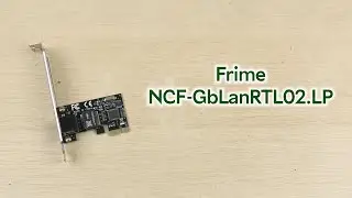 Розпаковка Frime PCI-E x1 Gigabit Ethernet RTL8111C (NCF-GbLanRTL02.LP)