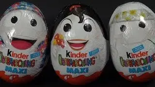 3 x Kinder MAXI EI [ Baby Looney Tunes ] [Special Edition] (Kinder Surprise Maxi Egg)