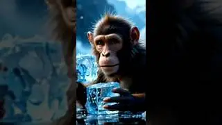 The indian farmer and his monkey waking in desert and making the laxarius swimming pool in desert.🔥