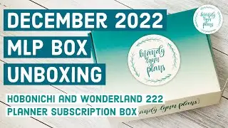 December 2022 MLP Box Unboxing || Mandy Lynn Plans || Planner Sticker Subscription
