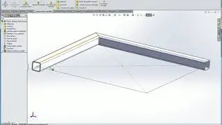 Mécano soudé, Solidworks, ajout (creation) de profils, partie 2