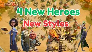 Four New Heroes Reveal Impression Call Of Dragons (Epic and Legendary Heroes)
