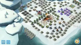 Boom Beach - War Factory for HQ 15 - The First Time Destroy War Factory