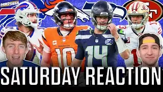 Divisional Saturday Reaction: NIx & Broncos OUTLAST Allen & Bills, Seahawks CRUSH 49ers | Nerd Sesh