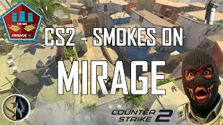 SMOKES ON MIRAGE IN CS2