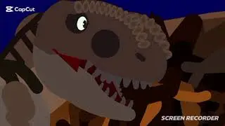 T rex Battle Royale animation