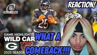 Lions Fan Reaction to Green Bay Packers vs. Chicago Bears Game Highlights  NFL 2025 Season Wild Card