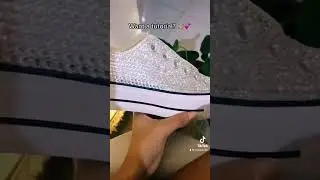 DIY Custom Converse - How to Bling Converse Shoes