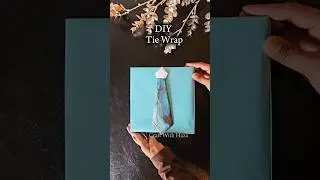 Tie Wrap Tutorial | How to Make an Origami Tie #shorts #origami