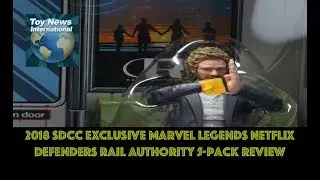 Обзор эксклюзивного набора из 5 игрушек Marvel Legends Netflix Defenders Rail Authority 2018 SDCC