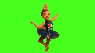 NEW Ballerina Pepsina Italian Brainrot - Green Screen