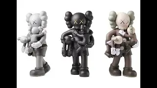 Kaws Clean Slate Виниловая фигурка (Серый) - 37 см