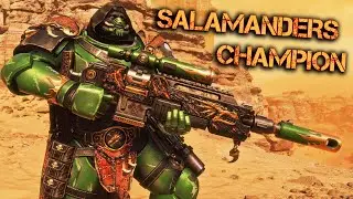 Саламандры СНАЙПЕР ЧЕМПИОН охотятся на тиранидов - Warhammer 40k: Space Marine 2 (модифицированный)