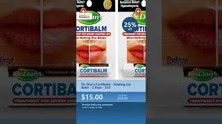 Dr. Dan's Cortibalm - Healing Lip Balm - 2 Pack - $15