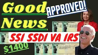 STIMULUS CHECK UPDATE | SSDI, SSI $1400 PAYMENT
