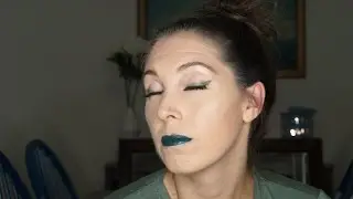 Green Ombre Winged Liner and  Beth Bender Eye Stencils