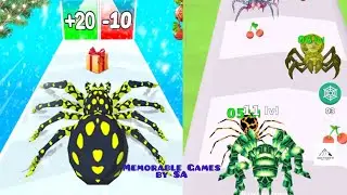 Spider Evolution Run - Level Up Spider (Insect Evolution Run) New Update, Max Level, All Gameplays