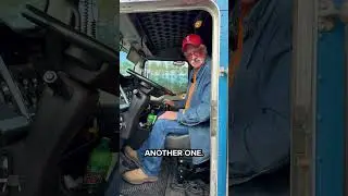 Old School trucker runs an 18 speed in his truck! 🚛😭
