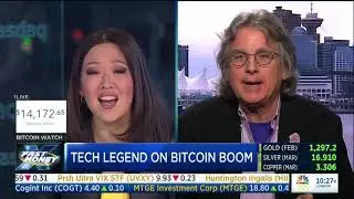 Tech Legend on Bitcoin Boom CNBC Fast Money 12.28.17