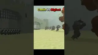 Castle Vs Bigfoot💀 #roblox #deadrails #shorts