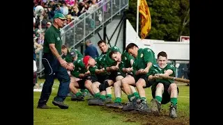 Commando Helicopter Force personnel participate in the highland games