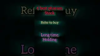 6 best pharmacy stock to buy #longtime #best #stocks #pharmastock #stockmarket #pharma