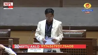 First Participation: MLA Pesi Jilen participated in the 2nd Session of 8th Legislative Assembly 2024