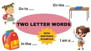 Two Letter Words With Sentence Examples | English Vocabulary