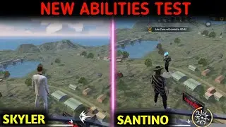 Skyler And Santino New Ability Test After Update 🤯 Garena Free Fire