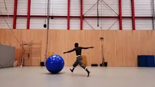 walking globe