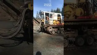 Drill Mounted on German Tank Chassis! #rare #machinery