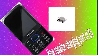 how to repair QMobile E4 charging port.