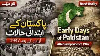 Bad Conditions of Pakistan in Early Years | Problems After Independence 1947