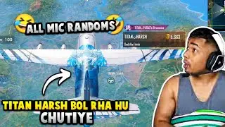 *RANDOM* CHALLENGING ALL PLAYER'S BY MY NAME 😂 | Funny Bgmi Highlights | Titan Harsh