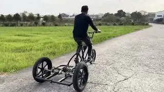 DG72CHD PLUS work with HC-6 DC wheel on Cargo tricycle load Demo