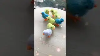 Yellow hair chicken toy jumping chick toy for kids with sound #amazingtoys #shorts
