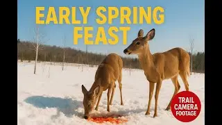 Early Spring Feast #wildlife #animals #trailcam