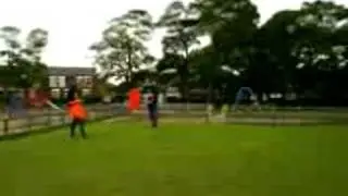 Sam Temple gets dropkicked