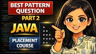 Best Pattern Questions in Java in Hindi | Placement & Interview | start pattern program | pyramid