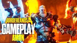 BORDERLANDS 4 - Amon Gameplay (Shield Build) + Vault Boss Fight Solo - No Commentary (Gamescom 2025)