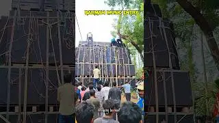 🎧 Barman Music New Setup Road Show Entry | DJ Sound Test | Crowd Reaction | Box Competition 🔥