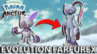 Faire &Eacute;voluer FARFURET DE HISUI en FARFUREX | L&Eacute;GENDES POK&Eacute;MON ARCEUS
