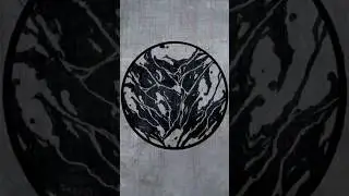 Dark lettering hardcore logo