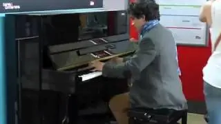 Piano playing in the Grenoble train station