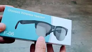 Gafas con aud&iacute;fonos - Glasses wireless headset F-06